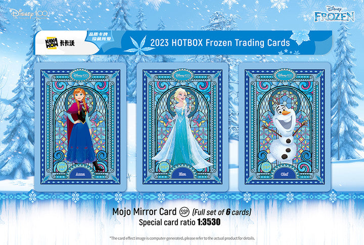 KAKAWOW 2023 Disney100 Frozen HOTBOX Trading Cards