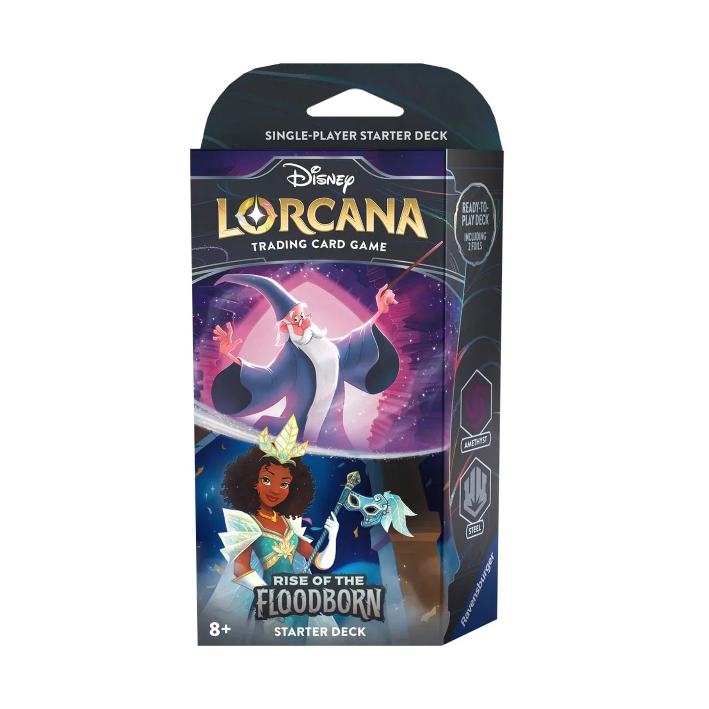 [PRE-ORDER]DISNEY-LORCANA -AMETISTA ACCIAO DECKS-RISE OF THE FLOODBORN-ENG