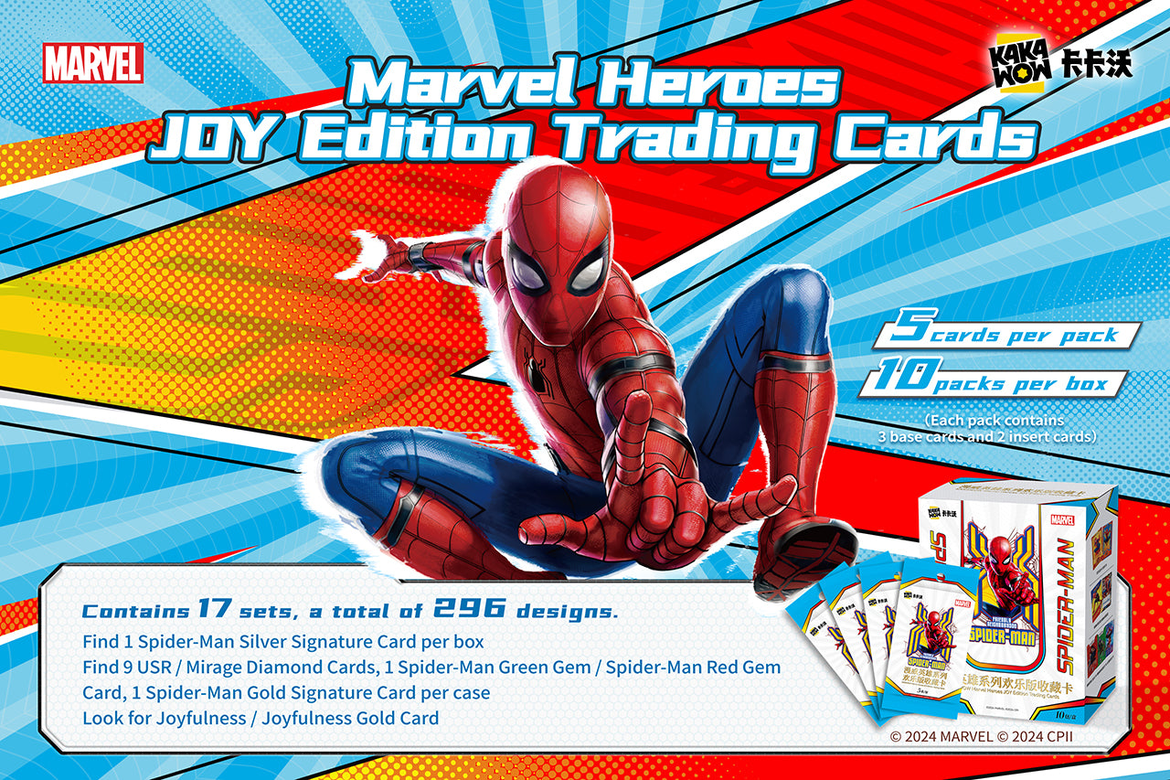 KAKAWOW Marvel Heroes JOY Edition Trading Cards - Spider-Man - pre ordine