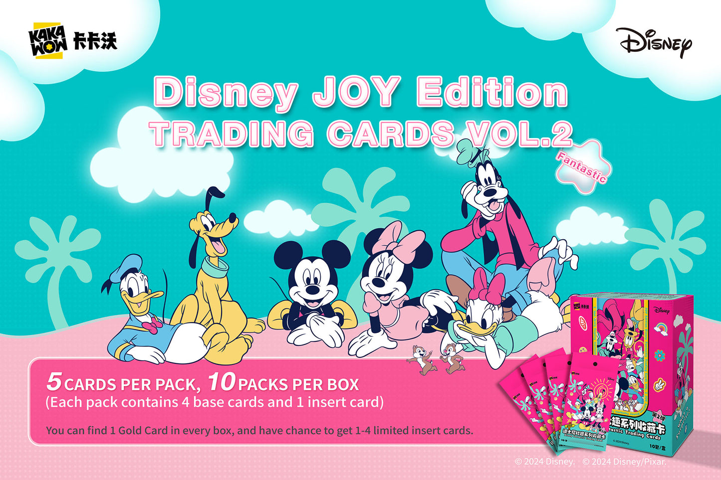 KAKAWOW Disney JOY Edition Trading Cards VOL.2- preordine