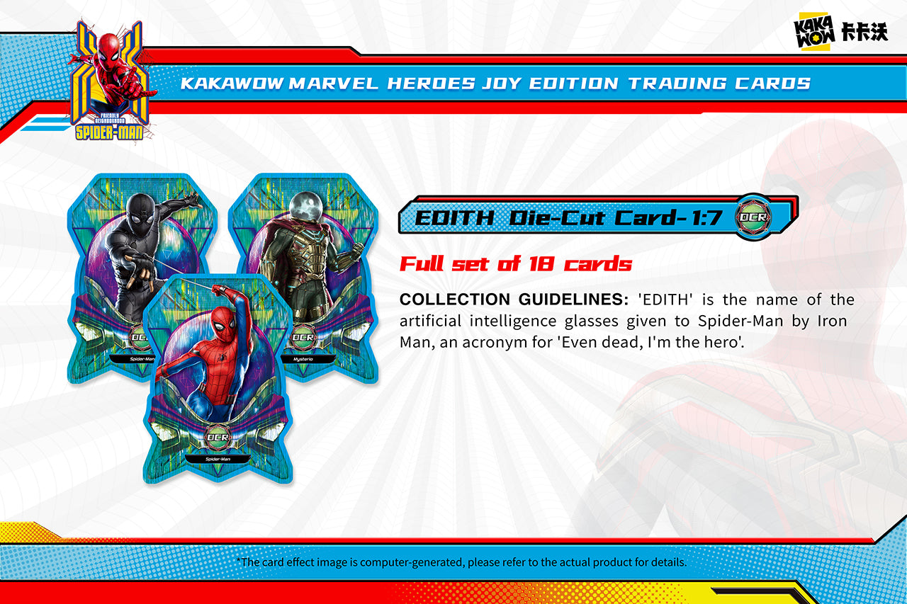 KAKAWOW Marvel Heroes JOY Edition Trading Cards - Spider-Man - pre ordine