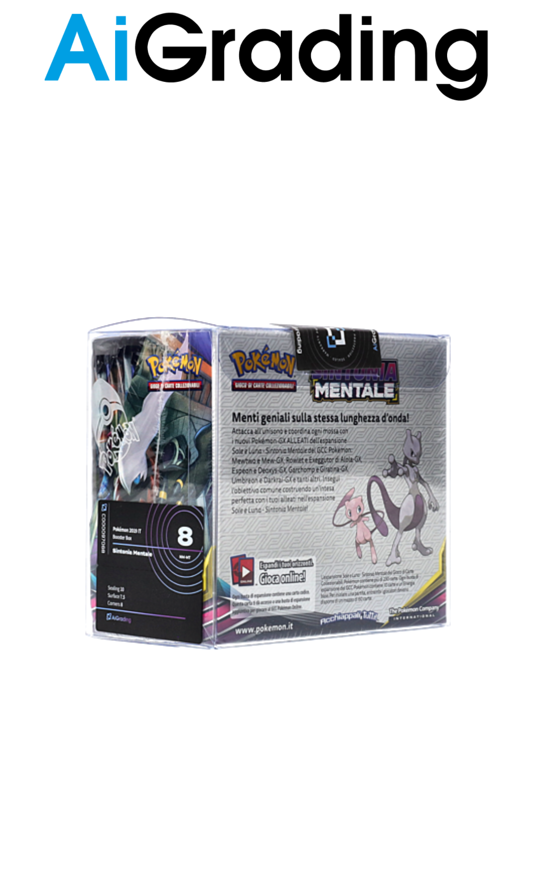 Pokémon TCG - Sole e Luna Sintonia Mentale - AiGrading 8 (ITA) - SOLO RITIRO IN SEDE