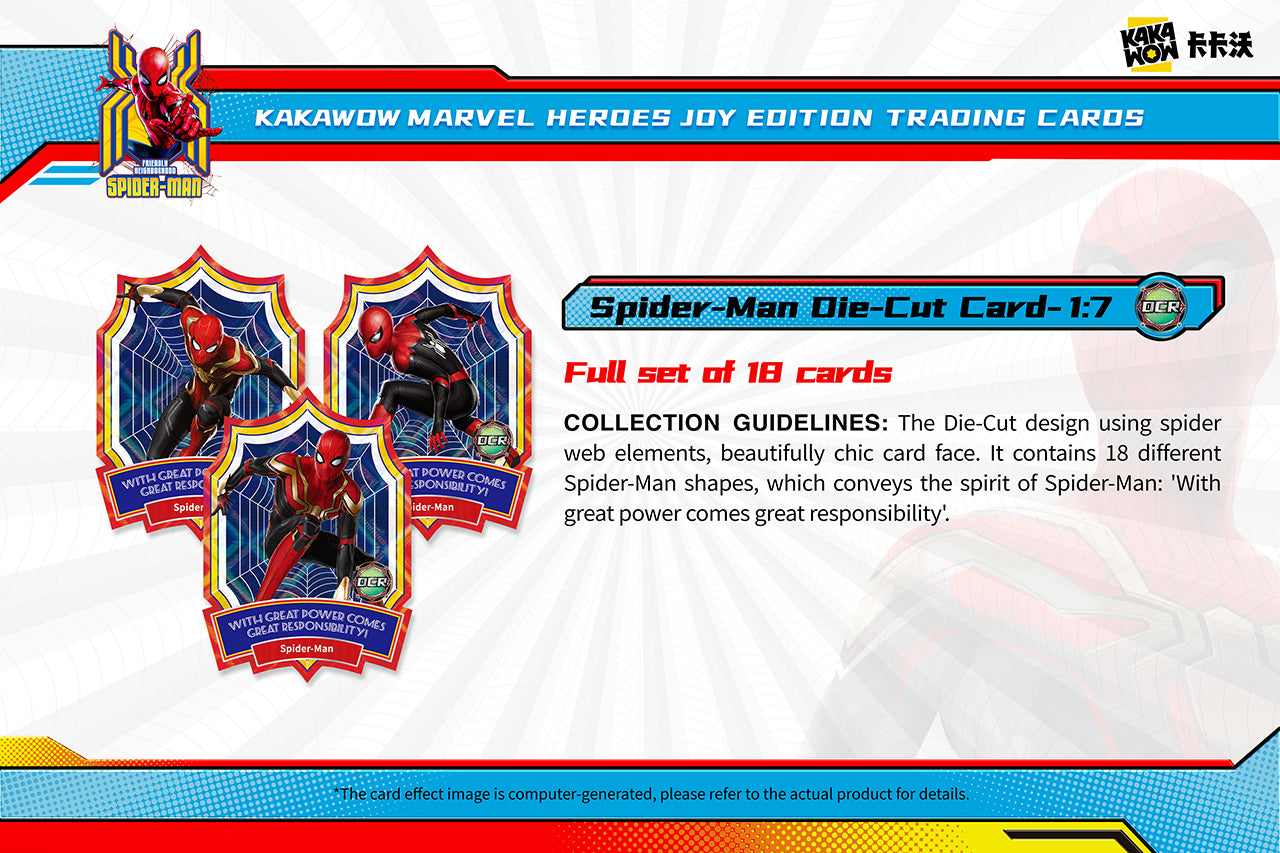 KAKAWOW Marvel Heroes JOY Edition Trading Cards - Spider-Man - pre ordine