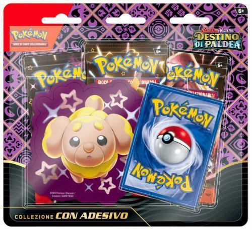 Pokémon Destino di Paldea ITA Collezione con Adesivo