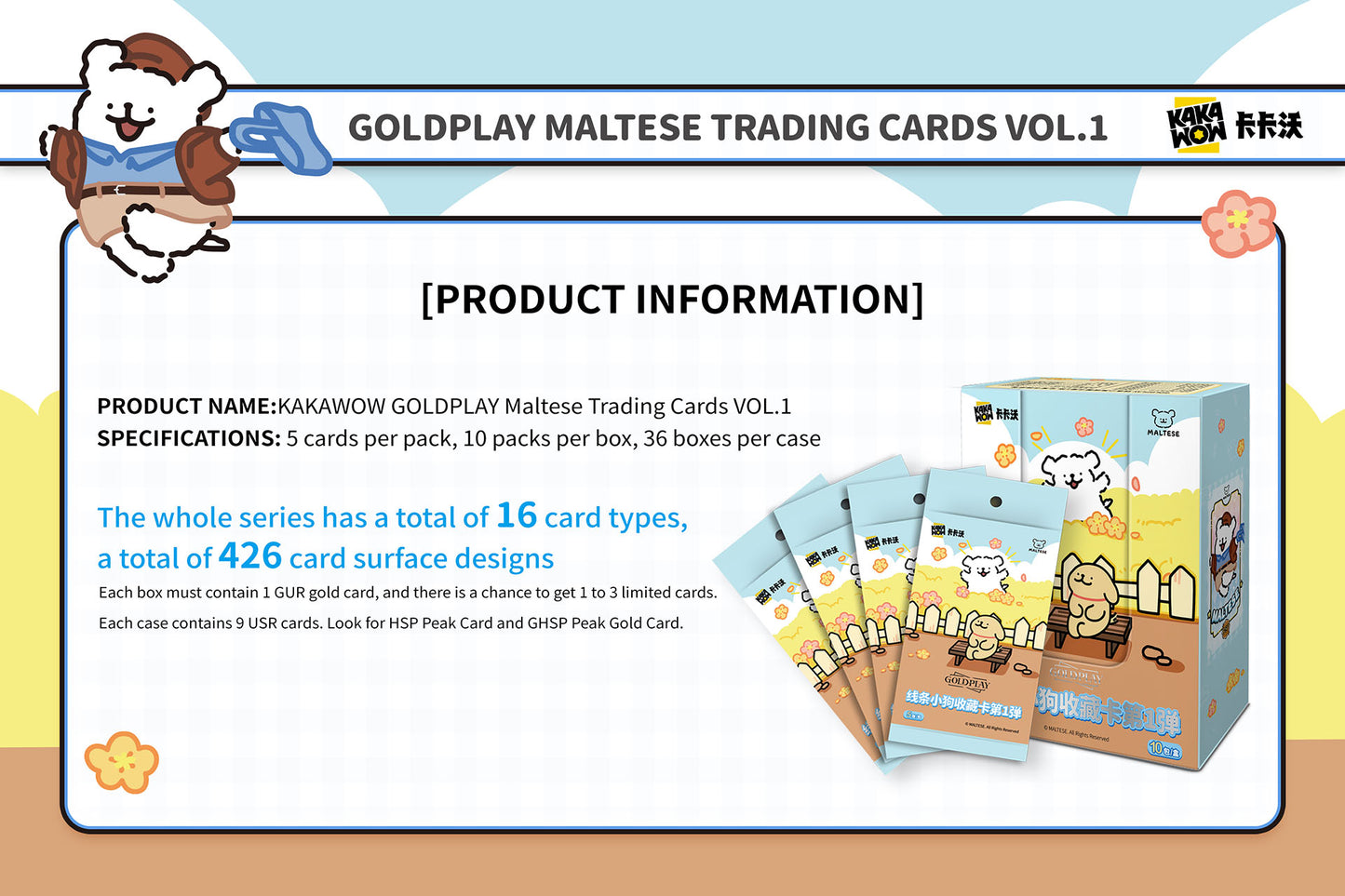 KAKAWOW GOLDPLAY Maltese Trading Cards VOL.1