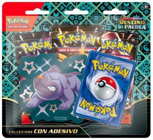 Pokémon Destino di Paldea ITA Collezione con Adesivo