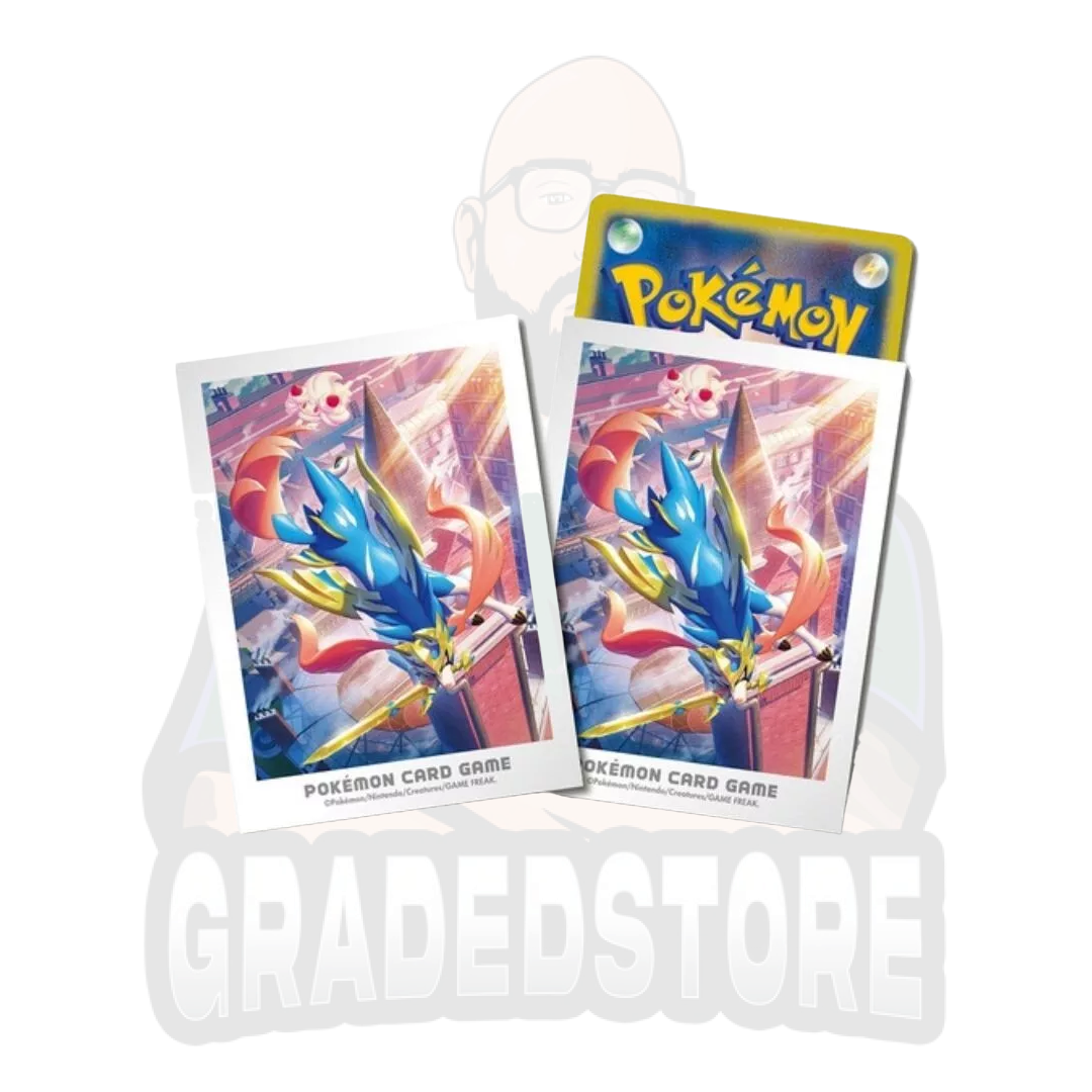 Pokémon Center Exclusive - Card Sleeves Galar Adventures Zacian & Alcremie (64 sleeves)