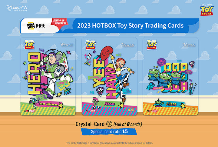 KAKAWOW 2023 Disney100 Toy Story HOTBOX Trading Cards