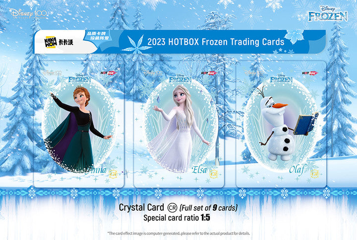 KAKAWOW 2023 Disney100 Frozen HOTBOX Trading Cards