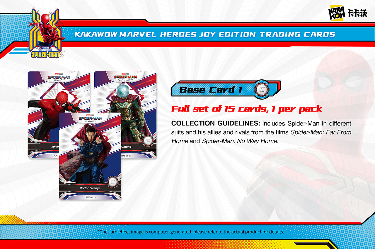 KAKAWOW Marvel Heroes JOY Edition Trading Cards - Spider-Man - pre ordine