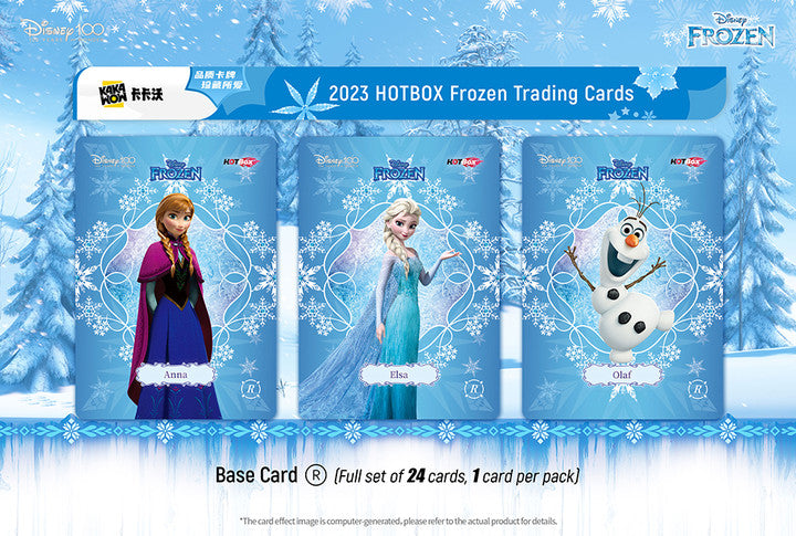 KAKAWOW 2023 Disney100 Frozen HOTBOX Trading Cards