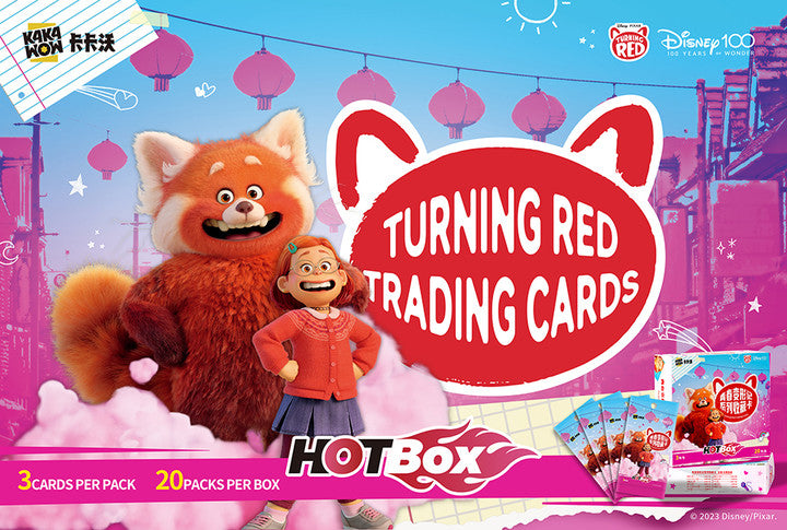 KAKAWOW 2023 Disney100 Turning Red HOTBOX Trading Cards