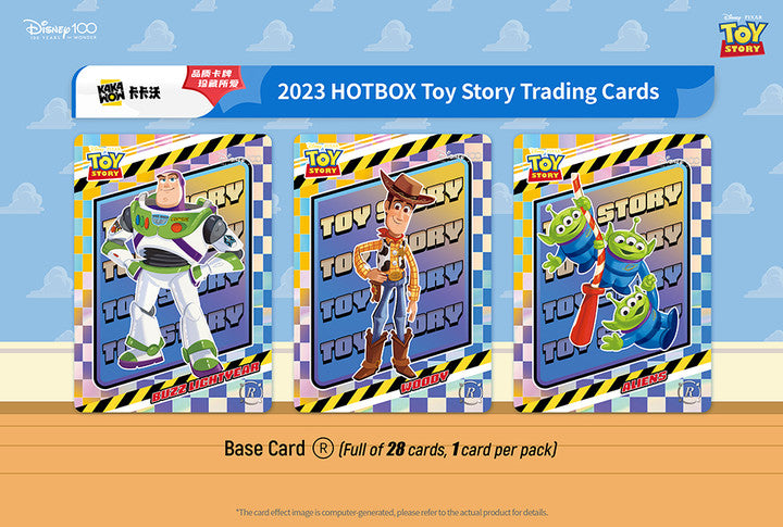 KAKAWOW 2023 Disney100 Toy Story HOTBOX Trading Cards