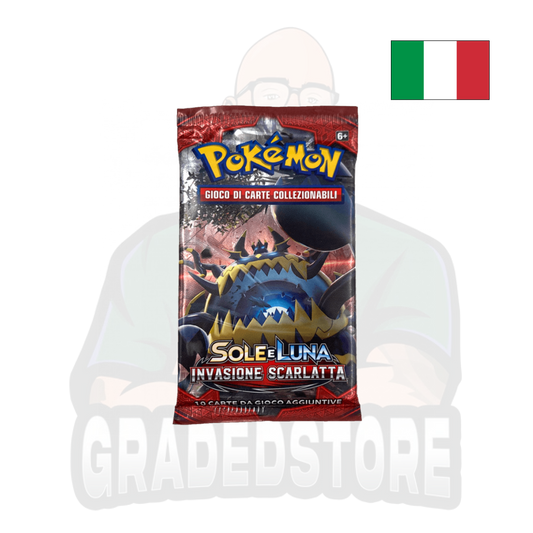 SINGLE PACK: Pokemon sole e luna invasione scarlatta